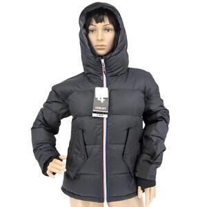 4 Laps FourLaps Black Women's Cover Down Jacket Goose Down Puffer - Size S - NWT